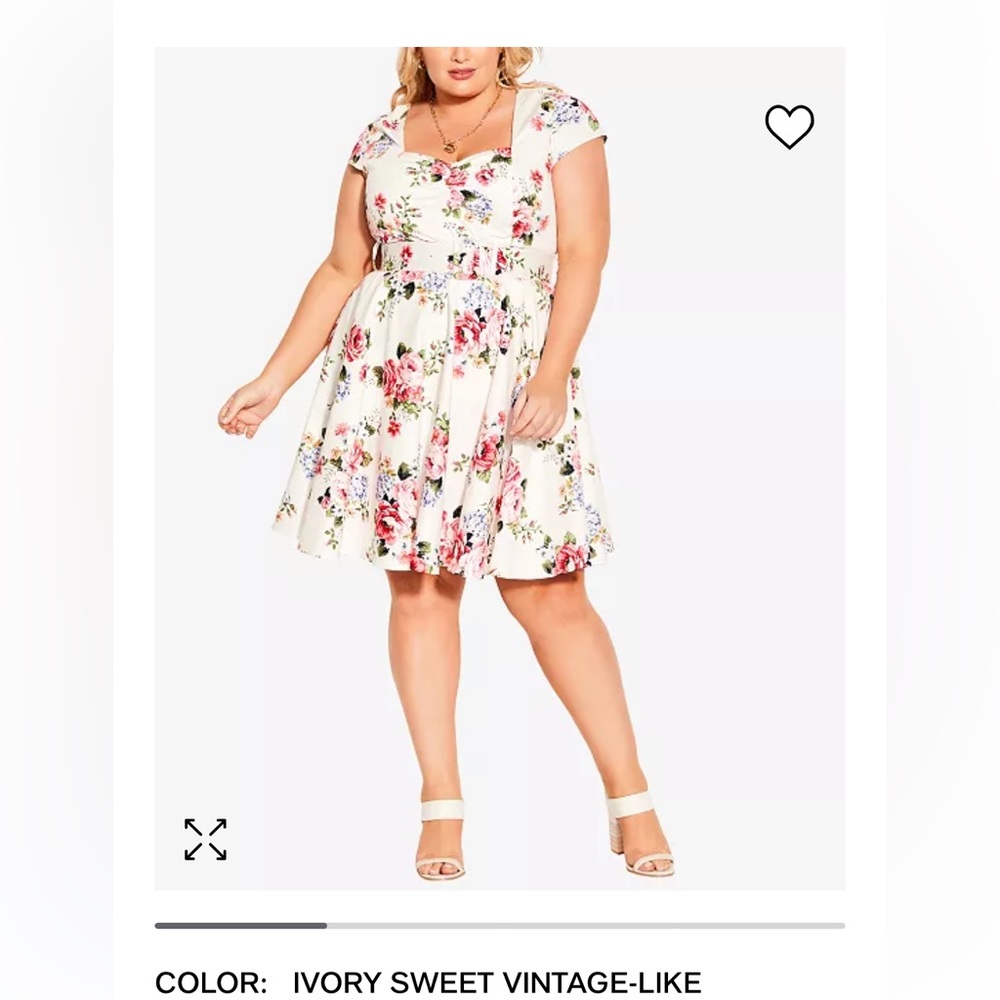 BNWT Floral City Chic dress, 18